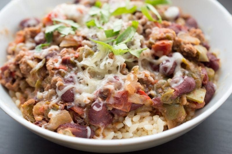 I poured in some chicken broth that i had added some salt and pepper to as well. Ground Turkey Instant Pot Recipes : Instant Pot Turkey Chili | Lefty Spoon