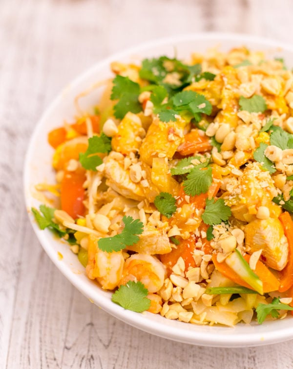 🍜Miracle (Konjac) Noodle Pad Thai🍤 Lefty Spoon