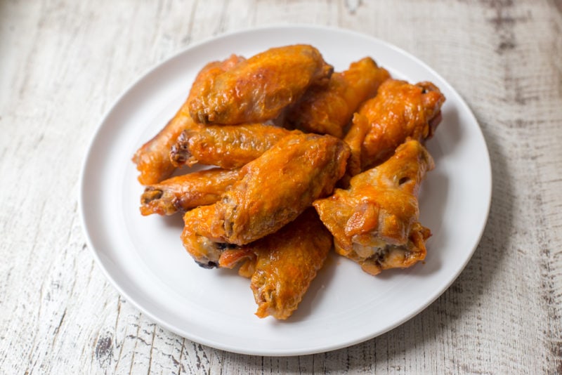 2Ingredient Air Fryer Hot Wings Lefty Spoon