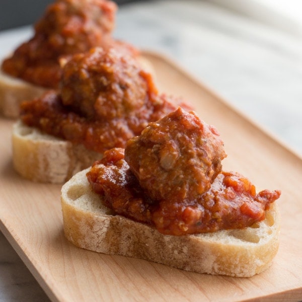 Slow Cooker Meatballs in Tomato Sauce Lefty Spoon