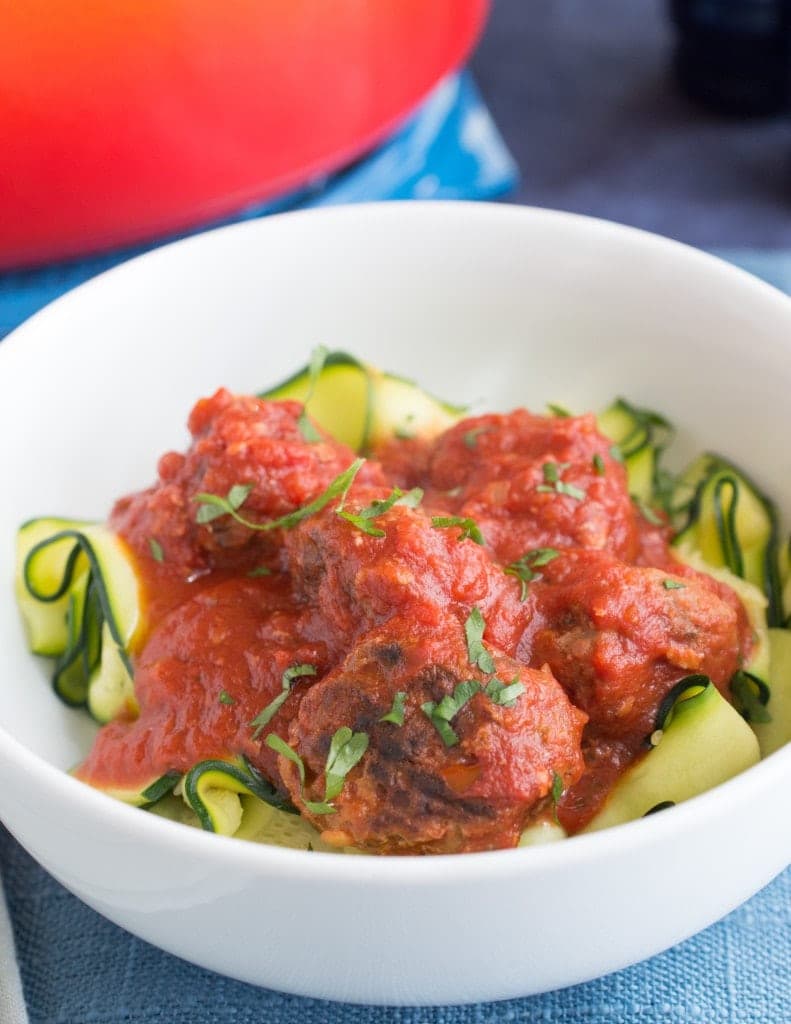 meatballs-and-zucchini-pappardelle