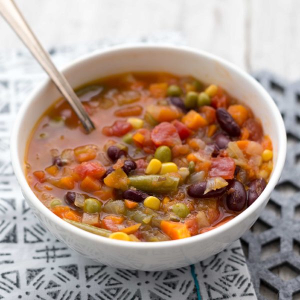 Instant Pot Pantry Vegetable Soup (Easy and Fast!) | Lefty Spoon