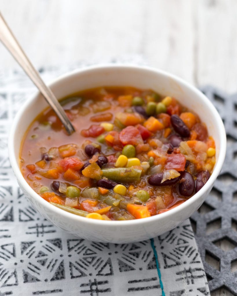 Instant Pot Pantry Vegetable Soup (Easy and Fast!) | Lefty Spoon