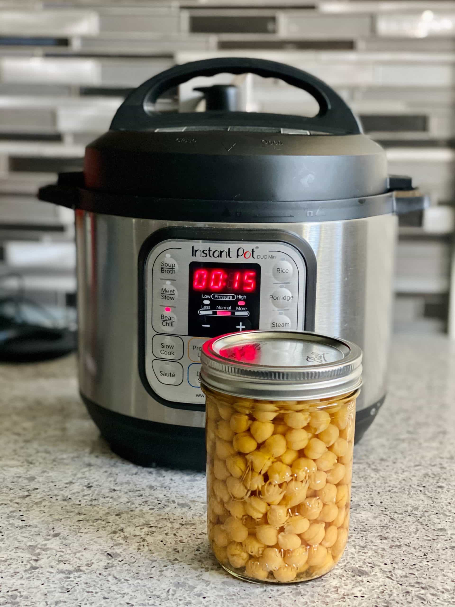 How To Cook Chickpeas Overnight [Instant Pot Mini]